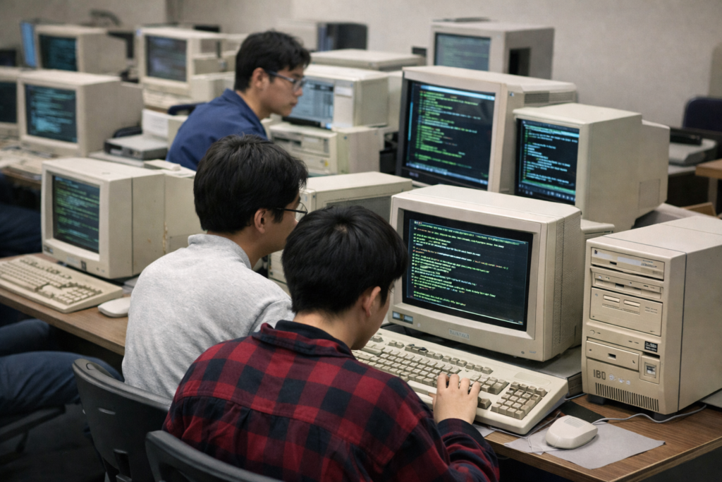 1990년대 컴퓨터공학과 강의실 풍경